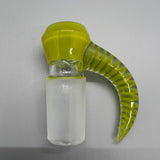 Shamby Glass 18mm Slide #09 (Chartreuse Over Agua AKA Avacado)