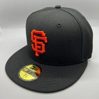 SF Giants NE Fitted (Black/Orange) w/ 2010 WSC Side Patch