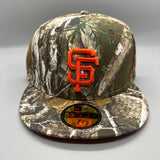 SF Giants (RealTree Camo/Orange) NE Fitted