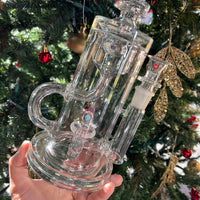 Holiday Sale (Dec 10th) Sky Glass 12” XL Klein Incycler w/18mm slide