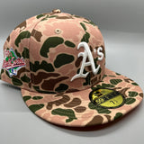 Holiday Sale (Dec 4th) Oakland Athletics NE Fitted (Duck Camo) w/‘89 WS Side Patch