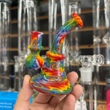 Holiday Sale (Dec 5th) Vulcan Glass Art 4.5” Fullyworked 10mm Mini Rig