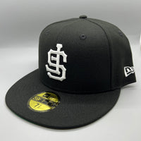 SF Giants “Upside Down” (Black/White) NE Fitted w/Green UV