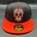 SF Giants “Day of the Dead” Sugar Skull (Black/Orange) NE Fitted