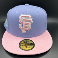 SF Giants NE Fitted (Lavender/Pink) w/‘89 WS BOB Side Patch