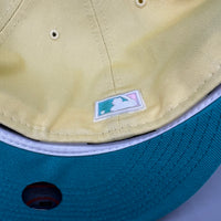 Holiday Sale (Dec 9th) SF Giants NE Fitted (SoftYellow/Turquoise) w/‘61 ASG Side Patch