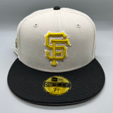 Holiday Sale (Dec 13th) SF Giants NE Fitted (Two-Tone Stone) w/ 60th Anniv Side Patch