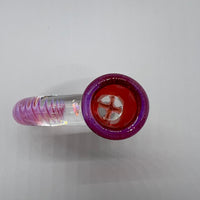 Jarred Bennett Glass 18mm Slide #02 (Lilac Over Pomegranate)