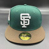 SF Giants (Dark Green/Brown) NE Fitted w/‘84 ASG Side Patch