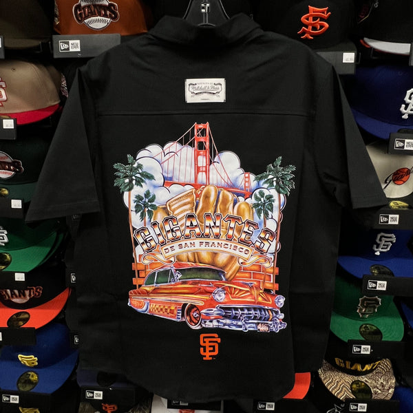 SF Giants Mitchell & Ness “Gigantes” Button Up Shirt