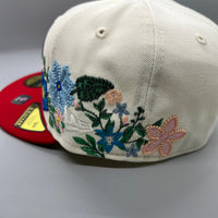 SF 49ers “Tonal Florals” (Cream/Red) NE Fitted
