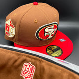 SF 49ers (Harvest) NE Fitted w/ 70th Anniversary Side Patch