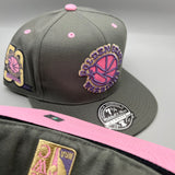 Holiday Sale GS Warriors MN Fitted (Gray/Purple/Pink) w/50th Anniv SP