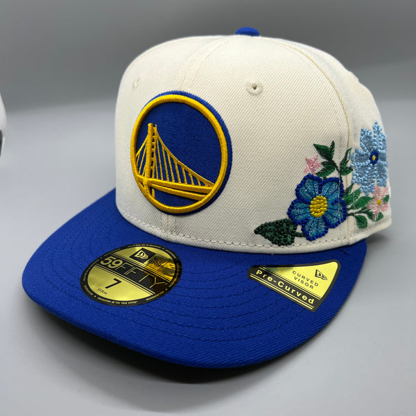 GS Warriors “Tonal Florals” NE Fitted