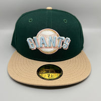 SF Giants (Dark Green/Tan) NE Fitted