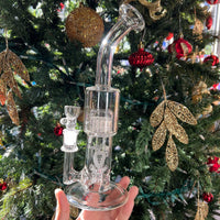 Holiday Sale (Dec 8th) Mighty Chalice 13” Bent Neck Bubbler w/12-Arm Perq