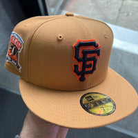 SF Giants (Wheat) NE Fitted w/ 50th Anniversary Side Patch