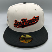 SF Giants NE Fitted (Stone/Black/Orange) w/ 2007 ASW Side Patch