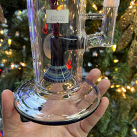 Holiday Sale (Dec 14th) VIP Glass 12” Custom Pipe Rig w/ Fixed Showerhead Perq (18mm Male Joint)