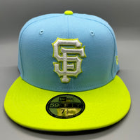 Holiday Sale SF Giants (BabyBlue/NeonGreen) NE Fitted