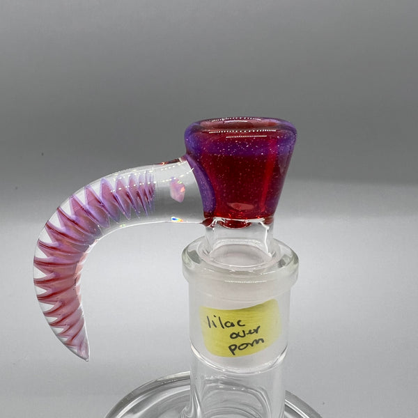 Jarred Bennett Glass 18mm Slide #02 (Lilac Over Pomegranate)