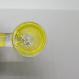 Jarred Bennett Glass 14mm Slide #19 (Pineapple Juice Over Icy White Satin)