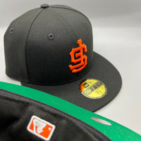 SF Giants “Upside Down” (Black/Orange) NE Fitted