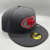 SF 49ers (DarkGray/Red) NE Fitted