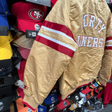 SF 49ers Starter Gold Satin Jacket