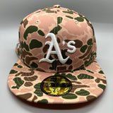 Holiday Sale (Dec 4th) Oakland Athletics NE Fitted (Duck Camo) w/‘89 WS Side Patch