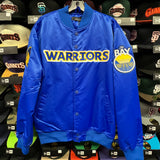 Holiday Sale GS Warriors ProStandard Blue Satin Jacket