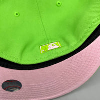 Holiday Sale (Dec 3rd) SF Giants NE Fitted (LimeGreen/Pink) w/‘89 WS SP