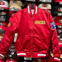 SF 49ers Mitchell&Ness Red “Faithful to the Bay” Satin Jacket