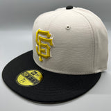 Holiday Sale (Dec 13th) SF Giants NE Fitted (Two-Tone Stone) w/ 60th Anniv Side Patch