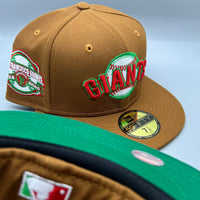 Holiday Sale SF Giants (LtBrown/NeonGreen/Red) NE Fitted w/ ‘00 InAug Season SP