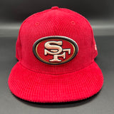 SF 49ers Corduroy “Letterman Pin” NE Fitted