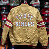 SF 49ers Starter Gold Satin Jacket