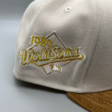 Holiday Sale (Dec 19th) Oakland Athletics NE Fitted (CordVisor) w/‘89 WS Side Patch