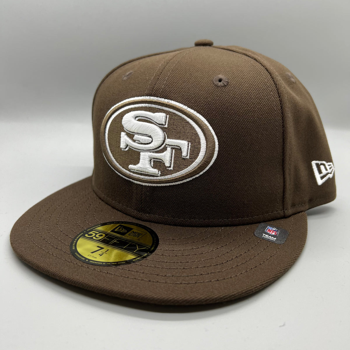 SF 49ers (Brown/White) NE Fitted – Goodfellas SF