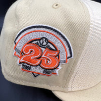 SF Giants NE Fitted (Raffia Front) w/‘25th Anniversary Side Patch