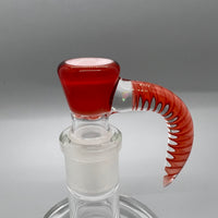 Jarred Bennett Glass 18mm Slide #22 (Pomegranate Over White)