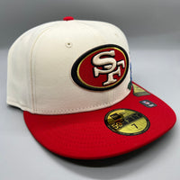 SF 49ers “Tonal Florals” (Cream/Red) NE Fitted