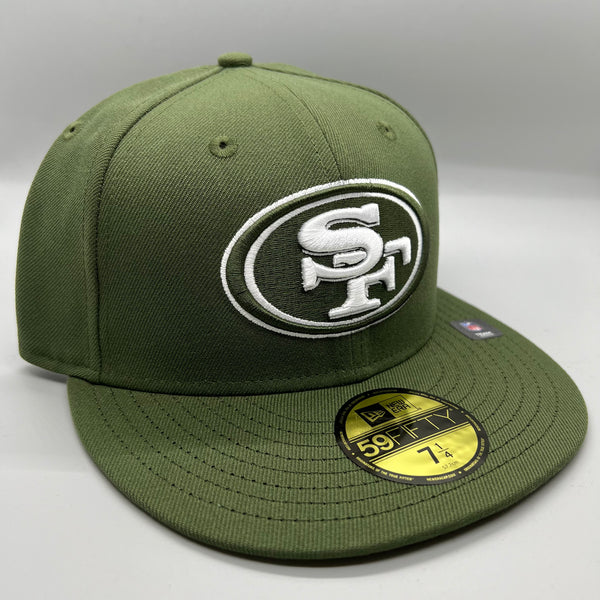 SF 49ers (Olive/White) NE Fitted