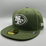 SF 49ers (Olive/White) NE Fitted