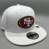 SF 49ers NE (White/Team) Custom Snapback