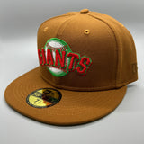 Holiday Sale SF Giants (LtBrown/NeonGreen/Red) NE Fitted w/ ‘00 InAug Season SP