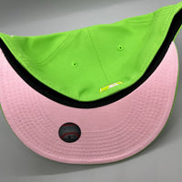 Holiday Sale (Dec 3rd) SF Giants NE Fitted (LimeGreen/Pink) w/‘89 WS SP