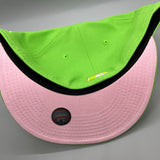 Holiday Sale (Dec 3rd) SF Giants NE Fitted (LimeGreen/Pink) w/‘89 WS SP