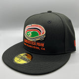 Candlestick Park (Black/Orange) NE Fitted  w/ “TIG” Side Patch