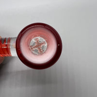 Jarred Bennett Glass 18mm Slide #22 (Pomegranate Over White)